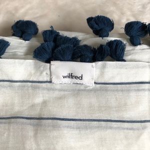 Wilfred Stripped Tassel Shawl